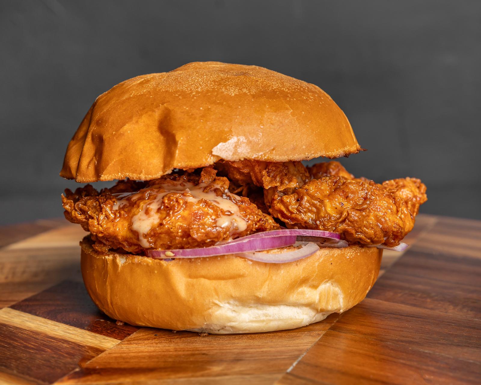 The Hot Honey chicken sandwich